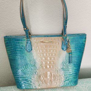 NWT Beautiful Brahmin Medium Asher Ocean Ombre Melbourne
